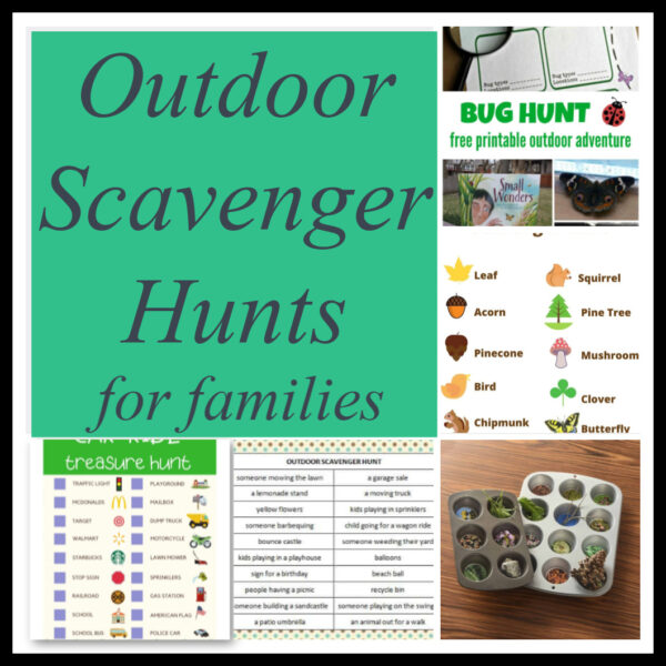 Outdoor Scavenger Hunts For Families